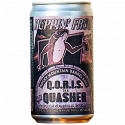 Hoppin' Frog Brewery - Rocky Mountain Barrel-Aged Q.O.R.I.S. The Quasher - Left Field Beer