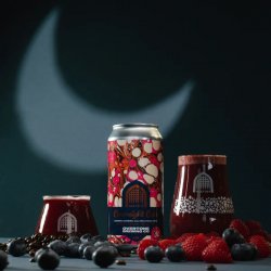 Vault City  Overtone - Overnight Oats - 9.5% Blueberry, Raspberry & Acai Sour - 440ml Can - The Triangle