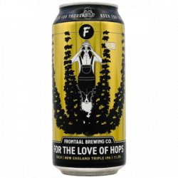 Frontaal  For The Love Of Hops ‘’Gold’’ - Rebel Beer Cans