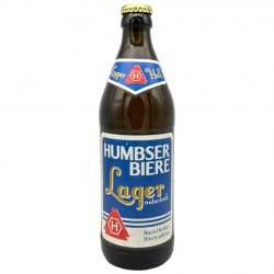 Humbser Lager Naturtrüb Lager   - The Beer Garage