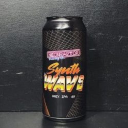 Neon Raptor Synth Wave - Brew Cavern