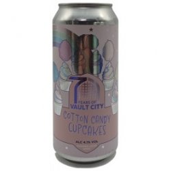 Vault City Brewing Cotton Candy Cupcakes