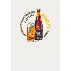 Chapa metálica Cervezas Moritz - Moritz