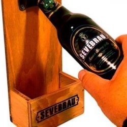 Abridor de Cerveza de Pared de Madera Con Cajón para las Chapas Sevebrau - Sevebrau