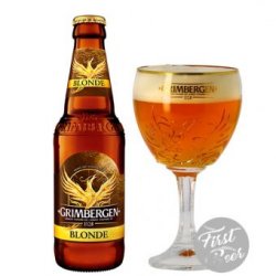 Bia Grimbergen Blonde 6.7% – Chai 330ml – Thùng 24 Chai - First Beer – Bia Nhập Khẩu Giá Sỉ