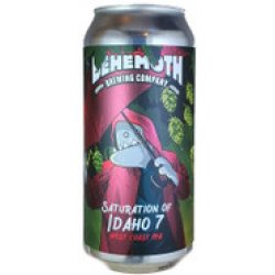 Behemoth Brewing Saturation of Idaho 7 West Coast IPA 440mL ABV 6.5%  New Zealand Craft Beer - Hopshop