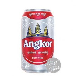 Bia Angkor 5.0% – Lon 330ml – Thùng 24 Lon - First Beer – Bia Nhập Khẩu Giá Sỉ