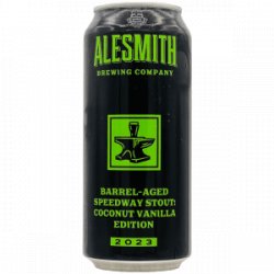 AleSmith Brewing Company – Barrel-Aged Speedway Stout: Coconut Vanilla Edition (2023) - Rebel Beer Cans