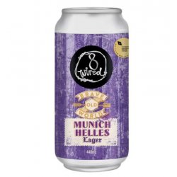 8 Wired Brave Old World Munich Helles Lager 440mL - The Hamilton Beer & Wine Co