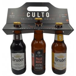 3pack de cerveza Rubia, roja y negra - Culto Cervecero