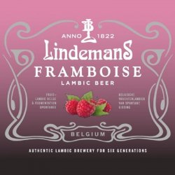 LINDEMANS Framboise 2.5% - Beer Paradise