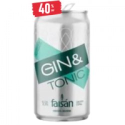 Gin&Tonic Faisan lata sin azúcar 0,3L - Mefisto Beer Point