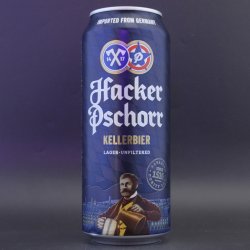 Hacker Pschorr - Kellerbier [can] - 5.5% (500ml) - Ghost Whale