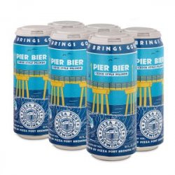 Pizza Port Pier Bier Czech Style Pilsner 16oz can - Bine & Vine