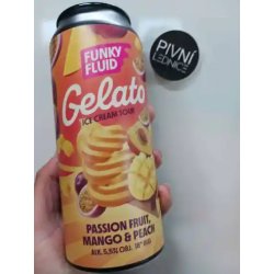 Funky Fluid Gelato: Passion Fruit, Mango & Peach Funky Fluid Gelato: Passion Fruit, Mango & Peach
