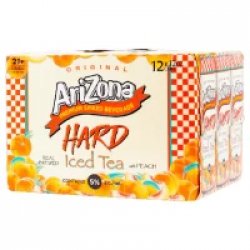 Arizona Hard Iced Tea With Peach 12oz 12pk Cn - Luekens Wine & Spirits