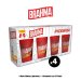 4 Vasos Brahma + 4 Latas Brahma 473Cm3 4 Vasos Brahma + 4 Latas Brahma 473Cm3