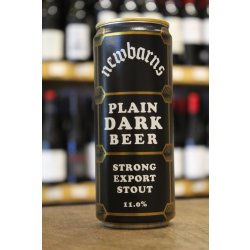Newbarns Brewery  Plain Dark Beer