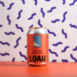 Loah  Lager Blood Orange  0.5% 330ml Can - All Good Beer