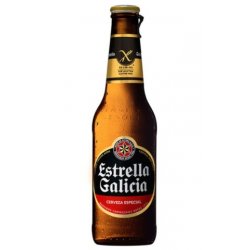 Estrella Galicia Glutenfreies Bier 5,5% Vol. 24 x 33 cl EW Flasche Spanien - Pepillo