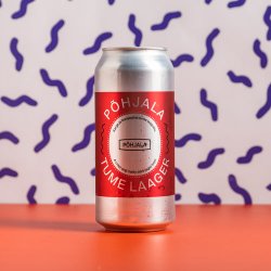 Pōhjala  Tume Laager (Dark Lager)  5.0% 440ml Can - All Good Beer