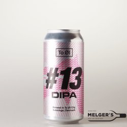 To Øl  #13 DIPA Double New England IPA 44cl Blik - Melgers