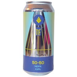 Drop Project x Two Flints Collab 50-50 NEIPA 440ml (6%) - Indiebeer