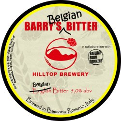 Hilltop Barrys Belgian Bitter 33 cl - Hilltop Brewery