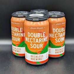 Reckless Brewing Double Nectarine Sour Can 4pk - Saccharomyces Beer Cafe