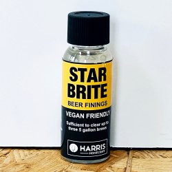 StarBrite - Vegan Beer Finings - 30ml - Treats 69 Litres - Harris - Brewbitz Homebrew Shop
