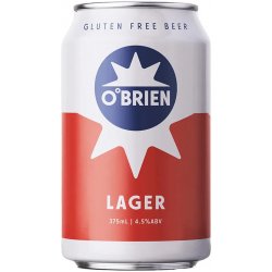 O'Brien Lager Cans 375ml - BoozeBud