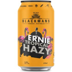 Blackman's Brewery Ernie Tropical Hazy Pale 375ml - BoozeBud