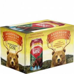 Anderson Valley Blood Orange Gose 12oz can-6pk - Bine & Vine