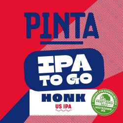 PINTA IPA To GO: Honk 500ml - Funky Fluid