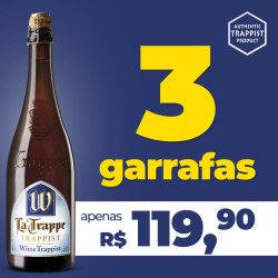Promoção Combo 3 Cervejas La Trappe Witte Garrafa 750ml - Confraria  Paulistânia