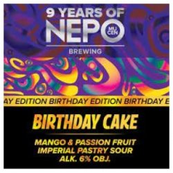 NEPO 9 YEARS BIRTHDAY CAKE Imperial pastry sour - Sklep Impuls