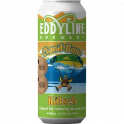 Eddyline Cloud Base Kölsch 440ml BB DEC 24 - The Beer Cellar