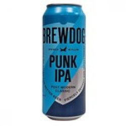 BrewDog: Punk IPA - puszka 500 ml - Piwne Mosty - Stu Mostow