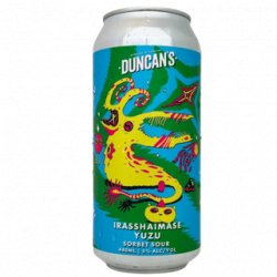 Duncans Irasshaimase Yuzu Sorbet Sour 440ml - The Beer Cellar