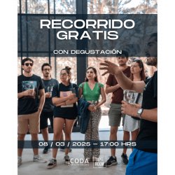 Recorrido Gratuito con Degustación
 (08 marzo en CODA) - Coda