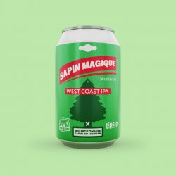 90 BPM Sapin Magique - West Coast IPA Bourgeons de sapin du Morvan (Collab tipsip Brewing) - 90 BPM Brewing Co.