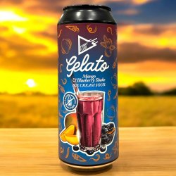 FUNKY FLUID GELATO MANGO & BLUEBERRY SHAKE SOUR LATA 500 ML. - Hidden Beers