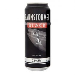 Barnstormer Black Dry Cider Cans 24 x 500ml Case - Liquor Library