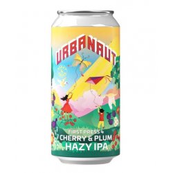 Urbanaut First Press 4 Cherry & Plum Hazy IPA 440mL - The Hamilton Beer & Wine Co