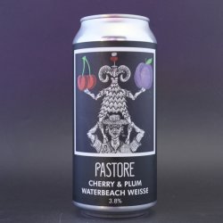 Pastore - Cherry & Plum Waterbeach Weisse - 3.8% (440ml) - Ghost Whale