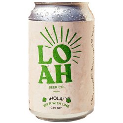 LOAH Alcohol Free Lager With Lime 330ml (0.5%) - Indiebeer