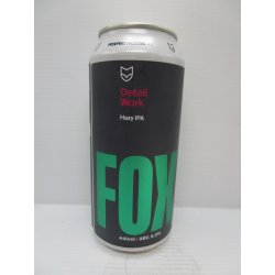 Fox Friday - Detail Work Hazy IPA 6.3% - Grape & Grain 12th Birthday Beer 440ml - Grape & Grain