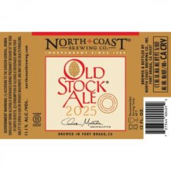 North Coast Brewing Company Old Stock Ale (2025) North Coast Brewing Company Old Stock Ale (2025)