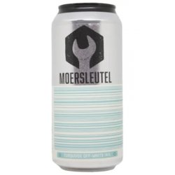 Moersleutel Craft Brewery Barcode: Turquoise Off-White