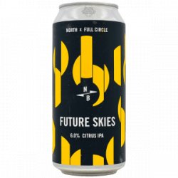 North Brewing X Full Circle  Future Skies - Rebel Beer Cans